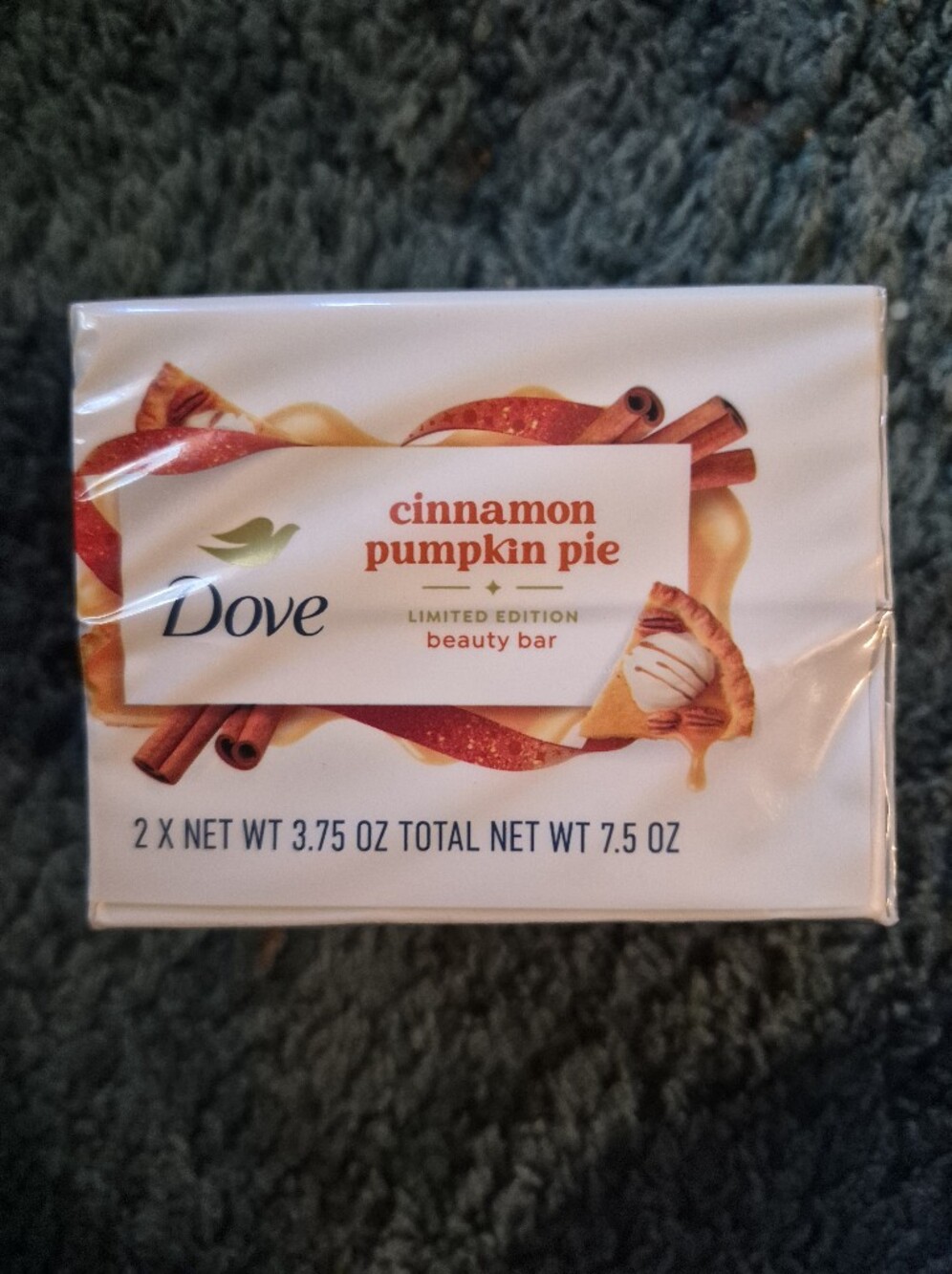 Dove Holiday Treats Cinnamon Pumpin Pie Beauty Bar 3-2x Packs Limited Edition - Picture 6 of 6